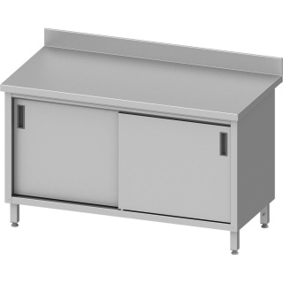 Stół przyścienny z drzwiami suwanymi 1200x600x850 mm 950186120S