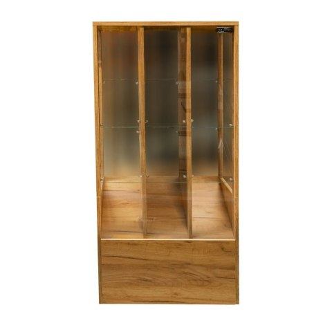 Witryna Sklepowa na Ciastka i Cukierki Dąb Kraft 670x440x1370mm Witryna Sklepowa na Ciastka i Cukierki Dąb Kraft 670x440x1370mm