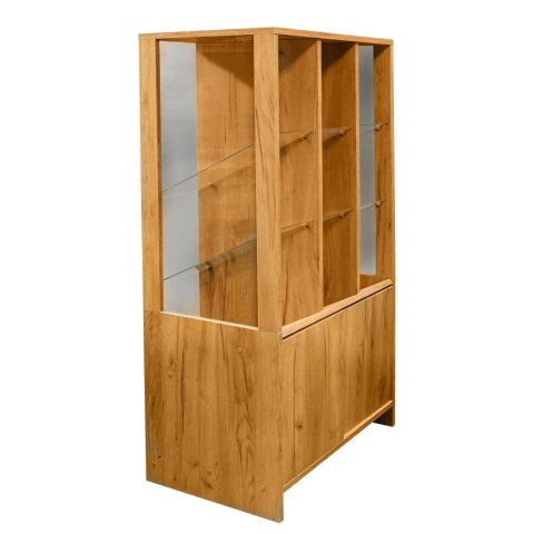 Witryna Sklepowa na Ciastka i Cukierki Dąb Kraft 670x440x1370mm Witryna Sklepowa na Ciastka i Cukierki Dąb Kraft 670x440x1370mm