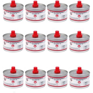 12x Pasta do Podgrzewacza z Knotem Puszka 145g Stalgast 430001