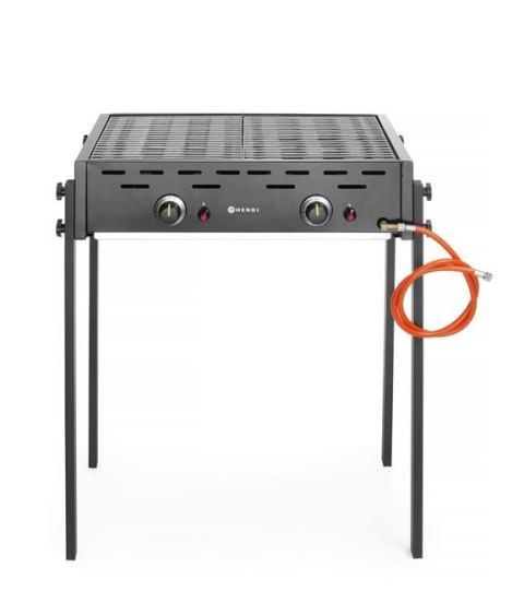 Grill Gazowy Roast-Master Pro Hendi 148822 11,6 kW Dwie Strefy Grzewcze Czarny Grill Gazowy Roast-Master Pro Hendi 148822 11,6 kW Dwie Strefy Grzewcze Czarny