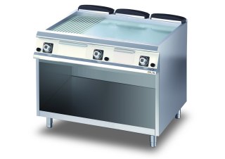 Płyta Grillowa Gazowa Chromowana 1/3 Ryflowana 2/3 Gładka19,5 kW Diamante 700 Olis 16130041