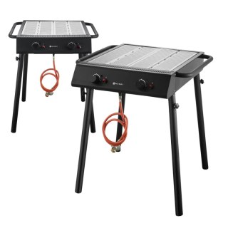 Grill Gazowy Xantos Black 9,5 kW 770x710x870 Czarny Gastronomiczny Hendi 148631