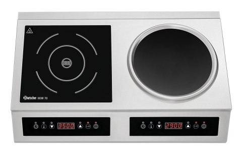 Kuchenka Indukcyjna Z Wokiem Gastronomiczna 3,5kW 230V Kuchenka Indukcyjna Z Wokiem Gastronomiczna 3,5kW 230V