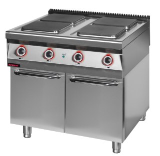 Kuchnia Elektryczna 4Płytowa 900Mm 4x4,0kW Na Podstawie Kromet 900.Ke-4.S.D