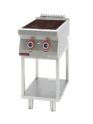 Kuchnia Elektryczna Ceramiczna 2 Pola 1x2,1kW + 1x2,0kW Kromet 700.Ke-2c.T