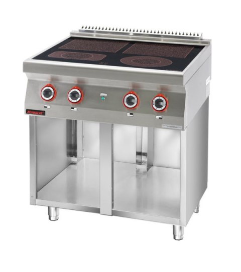 Kuchnia Elektryczna Ceramiczna 4 Pola 2x4kW + 2x2,1kW Kromet 700.Ke-4c.S Kuchnia Elektryczna Ceramiczna 4 Pola 2x4kW + 2x2,1kW Kromet 700.Ke-4c.S