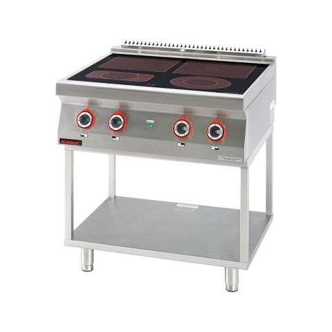 Kuchnia Elektryczna Ceramiczna 4 Pola 2x4kW + 2x2,1kW Kromet 700.Ke-4c.T Kuchnia Elektryczna Ceramiczna 4 Pola 2x4kW + 2x2,1kW Kromet 700.Ke-4c.T