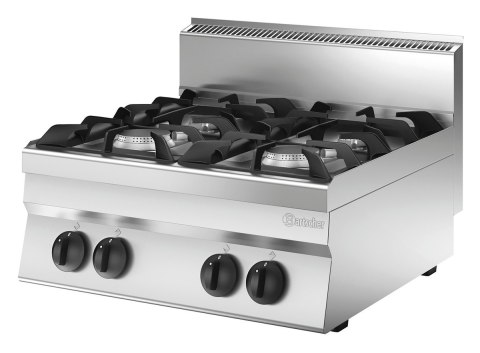 Kuchnia Gazowa 4-Palnikowa Nastawna 18,4kW Bartscher 1151133 Kuchnia Gazowa 4-Palnikowa Nastawna 18,4kW Bartscher 1151133