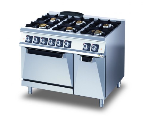 Kuchnia Gazowa 6-Palnikowa z Piekarnikiem 33,3kW Diamante 700 Olis 16040009 Kuchnia Gazowa 6-Palnikowa z Piekarnikiem 33,3kW Diamante 700 Olis 16040009