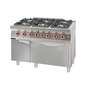 Kuchnia Gazowa Z Piekarnikiem Elektrycznym Kromet 700.Kg-6/Pe-2/Sd