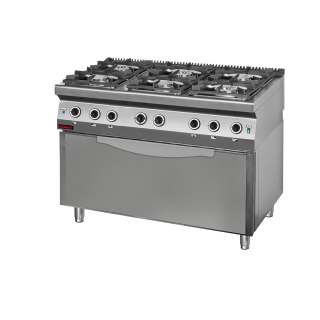 Kuchnia Gazowa Z Piekarnikiem Moduł 3xgn 1/1 Kromet 700.Kg-6/Pe-3