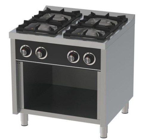 Kuchnia gazowa z szafką | 4-palnikowa | 30,6 kW | Linia 750 | RQ4F750E Kuchnia gazowa z szafką | 4-palnikowa | 30,6 kW | Linia 750 | RQ4F750E