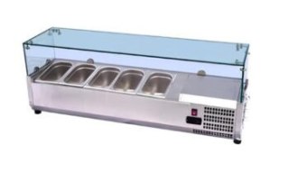 Nadstawka Witryna Chłodnicza 5x GN 1/4 1200x335x447 CS-1200
