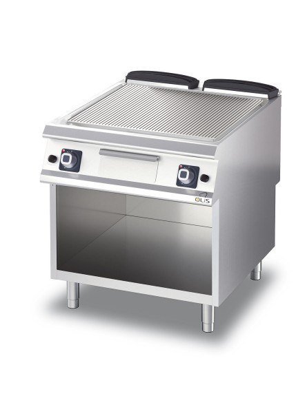 Płyta Grillowa Gazowa Chromowana Ryflowana M80 Termostat D74/10sfttgcr Diamante70 Olis Olis