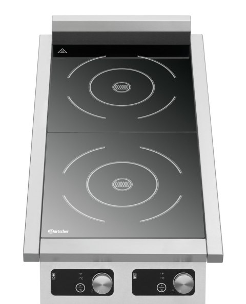 Profesjonalna Kuchenka Indukcyjna 2-pola 5000W Bartscher 105761 400V Profesjonalna Kuchenka Indukcyjna 2-pola 5000W Bartscher 105761 400V