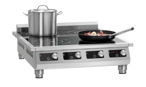 Profesjonalna Kuchenka Indukcyjna 4-pola 20kW Bartscher 105763 400V Profesjonalna Kuchenka Indukcyjna 4-pola 20kW Bartscher 105763 400V