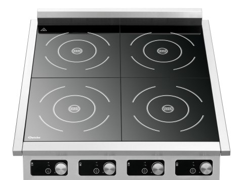 Profesjonalna Kuchenka Indukcyjna 4-pola 20kW Bartscher 105763 400V Profesjonalna Kuchenka Indukcyjna 4-pola 20kW Bartscher 105763 400V
