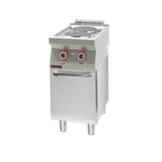 Profesjonalna Kuchnia Elektryczna 2-płytowa 2x2,6kW Kromet 700.Ke-2.S.D