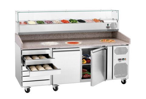 Profesjonalny Stół Chłodniczy Do Pizzy 2015x795x975 Bartscher 200297 Profesjonalny Stół Chłodniczy Do Pizzy 2015x795x975 Bartscher 200297