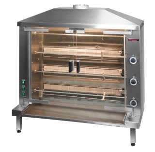 Rożen Gazowy Obrotowy 24 Kurczaki, 16,2kW Kromet 000.Ogz-24nc