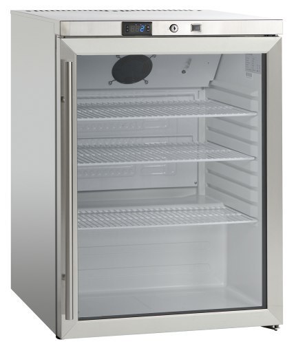 SZAFA CHŁODNICZA PODBLATOWA | PRZESZKLONA | 145 L | SK145GDE