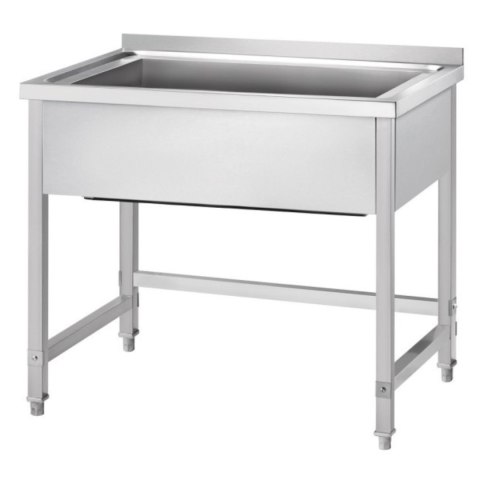 Stół Nierdzewny z Basenem 1-Komorowym 800x600x850 400 mm Gredil 671686 Stół Nierdzewny z Basenem 1-Komorowym 800x600x850 400 mm Gredil 671686