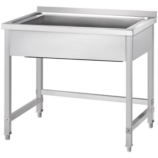 Stół Nierdzewny z Basenem 1-Komorowym 800x700x850 300 mm Gredil 671487