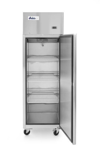 Szafa Mroźnicza Zamrażarka Gastronomiczna z Kołami 1-drzwiowa 60x74x195 Hendi 233115