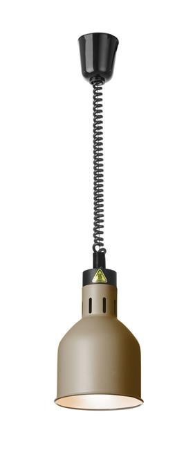 Lampa do Podgrzewania Potraw Wisząca Cylindryczna Beż ⌀175x250 Hendi 273784 Lampa do Podgrzewania Potraw Wisząca Cylindryczna Beż ⌀175x250 Hendi 273784