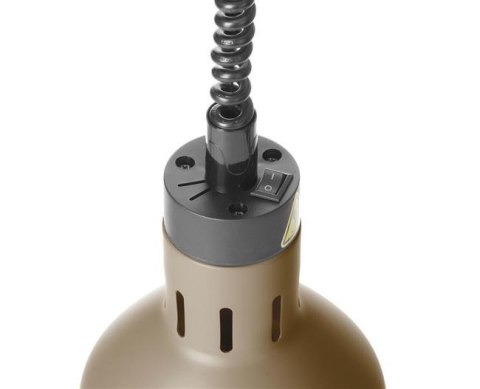 Lampa do Podgrzewania Potraw Wisząca Cylindryczna Beż ⌀175x250 Hendi 273784 Lampa do Podgrzewania Potraw Wisząca Cylindryczna Beż ⌀175x250 Hendi 273784