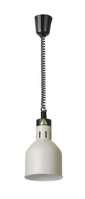 Lampa do Podgrzewania Potraw Wisząca Cylindryczna Biała Hendi 273821