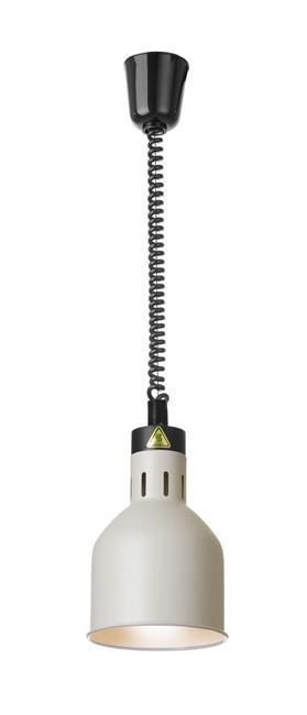Lampa do Podgrzewania Potraw Wisząca Cylindryczna Biała Hendi 273821