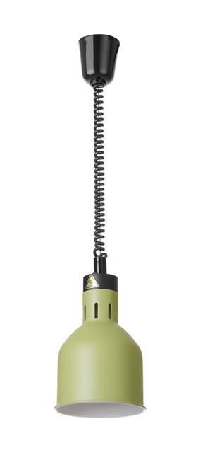Lampa do Podgrzewania Potraw Wisząca Cylindryczna Zielona Hendi 273791