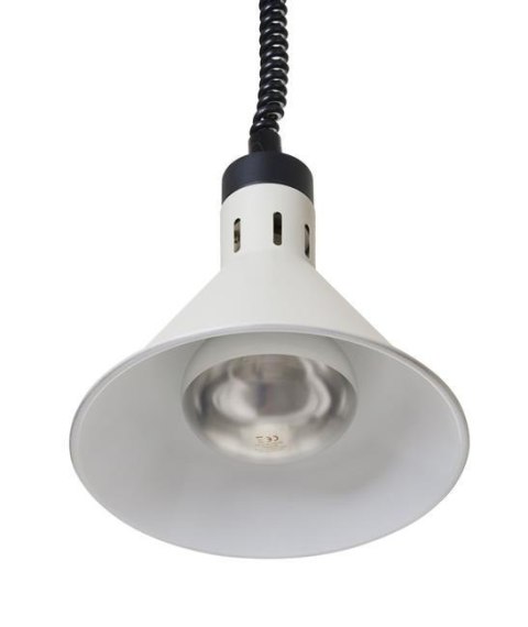 Lampa do Podgrzewania Potraw Wisząca Stożkowa Biała ⌀275x250 Hendi 273937 Lampa do Podgrzewania Potraw Wisząca Stożkowa Biała ⌀275x250 Hendi 273937