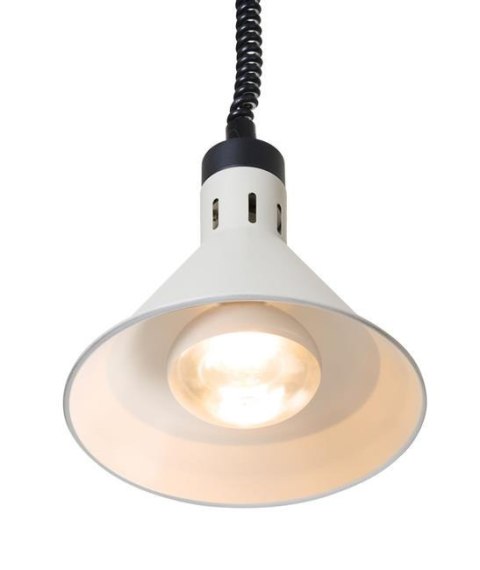 Lampa do Podgrzewania Potraw Wisząca Stożkowa Biała ⌀275x250 Hendi 273937 Lampa do Podgrzewania Potraw Wisząca Stożkowa Biała ⌀275x250 Hendi 273937