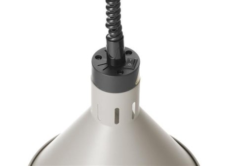 Lampa do Podgrzewania Potraw Wisząca Stożkowa Biała ⌀275x250 Hendi 273937 Lampa do Podgrzewania Potraw Wisząca Stożkowa Biała ⌀275x250 Hendi 273937