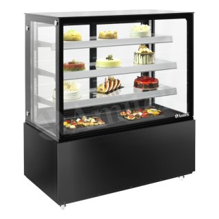 Witryna Chłodnicza Cukiernicza 530L Czarna Velvet 1240x688x1410 Amitek 1140033