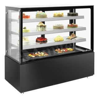 Witryna Chłodnicza Cukiernicza 670L Czarna Velvet 1540x688x1410 Amitek 1140035