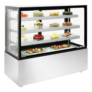 Witryna Chłodnicza Cukiernicza 670l Biała Velvet 1540x688x1410 Amitek 1140034