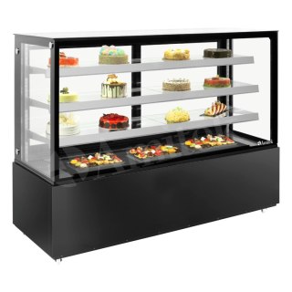 Witryna Chłodnicza Cukiernicza 810L Czarna Velvet 1840x688x1410 Amitek 1140037