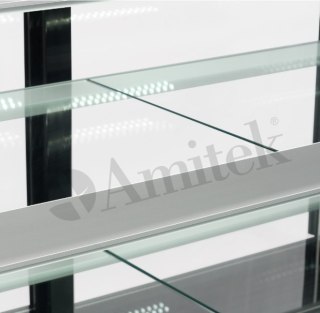Witryna Chłodnicza Cukiernicza 810L Czarna Velvet 1840x688x1410 Amitek 1140037