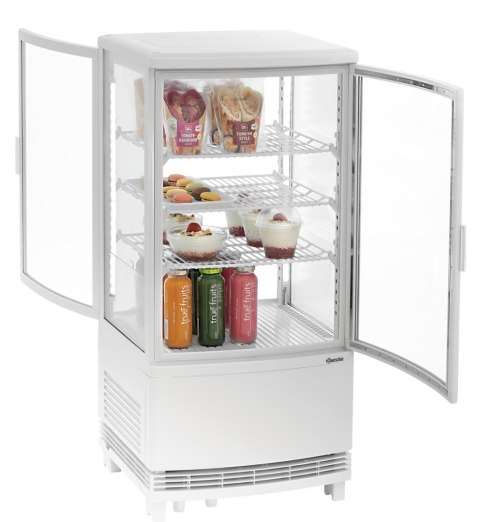 Witryna Chłodnicza Mini 75L Biała 430x430x913mm Bartscher 700287 Witryna Chłodnicza Mini 75L Biała 430x430x913mm Bartscher 700287