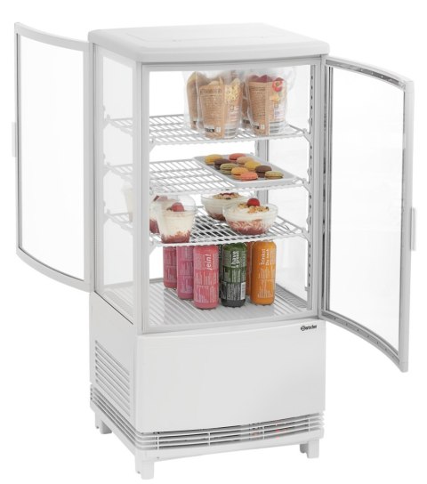 Witryna Chłodnicza Mini 75L Biała 430x430x913mm Bartscher 700287 Witryna Chłodnicza Mini 75L Biała 430x430x913mm Bartscher 700287