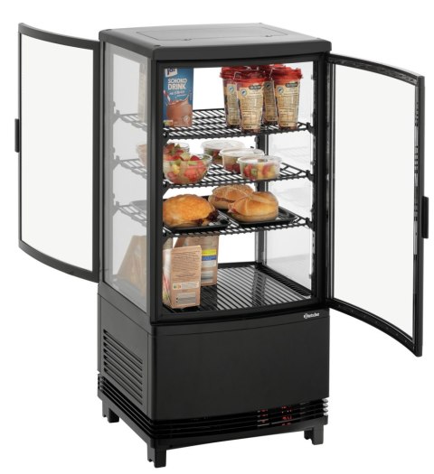 Witryna Chłodnicza Mini 75L Czarna 425x425x915mm Bartscher 700387 Witryna Chłodnicza Mini 75L Czarna 425x425x915mm Bartscher 700387