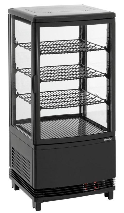 Witryna Chłodnicza Mini 75L Czarna 425x425x915mm Bartscher 700387 Witryna Chłodnicza Mini 75L Czarna 425x425x915mm Bartscher 700387