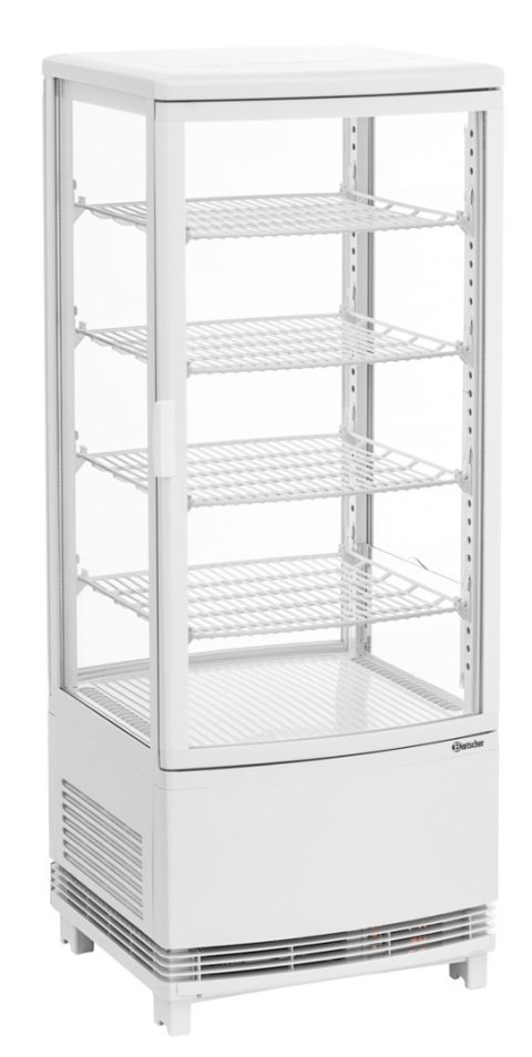 Witryna Chłodnicza Mini 98L Biała 425x425x1090mm Bartscher 700498 Witryna Chłodnicza Mini 98L Biała 425x425x1090mm Bartscher 700498