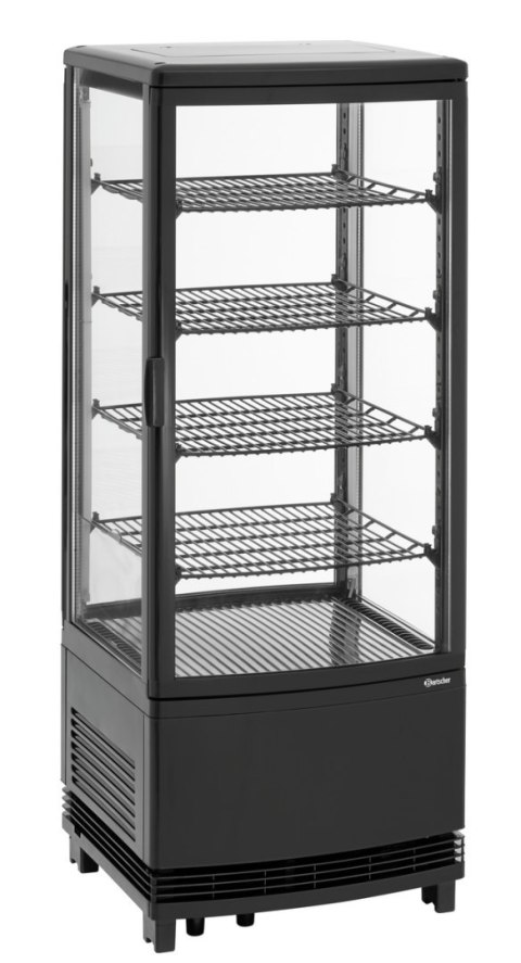 Witryna Chłodnicza Mini 98L Czarna 425x425x1090mm Bartscher 700698 Witryna Chłodnicza Mini 98L Czarna 425x425x1090mm Bartscher 700698