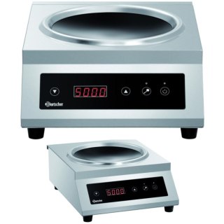 Wok Indukcyjny Duża Moc 5000w 400v Gastronomiczny Bartscher 105929