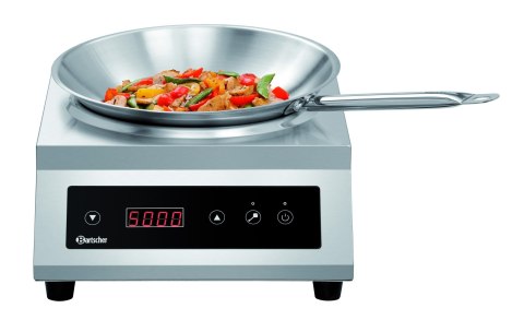 Wok Indukcyjny Duża Moc 5000w 400v Gastronomiczny Bartscher 105929 Wok Indukcyjny Duża Moc 5000w 400v Gastronomiczny Bartscher 105929